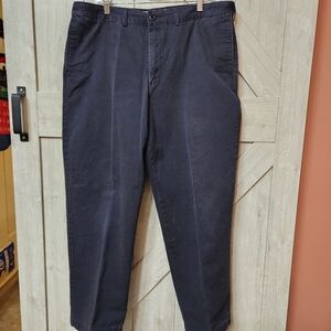 Lands' End Men's Navy Blue Chino Pants Size 38